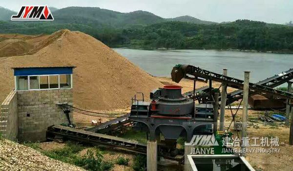 时产100吨鹅卵石制砂生产线工艺流程